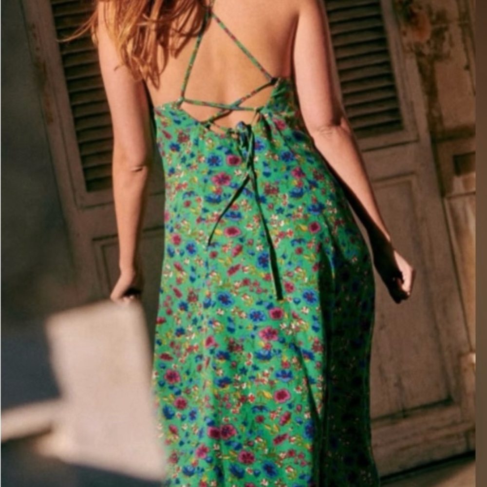 EUC Sezane Margarita Robe Dress - Picture 2 of 5
